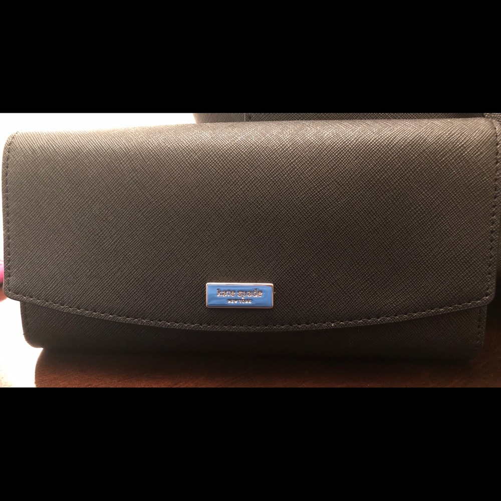 Leather kate ♠️ Wallet (Like new)